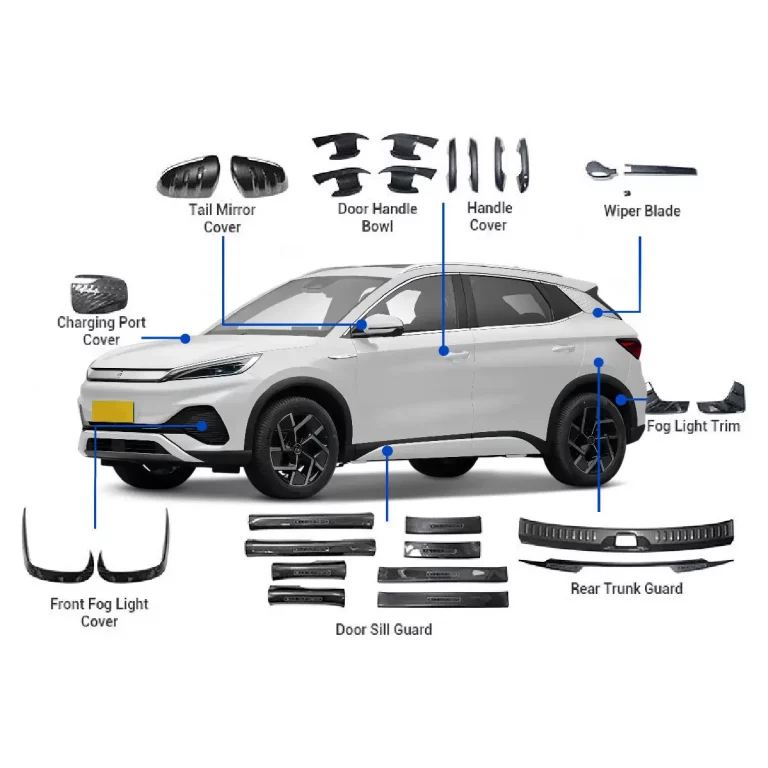 BYD spare parts byd song qin sedan for China vehicle export buyers
