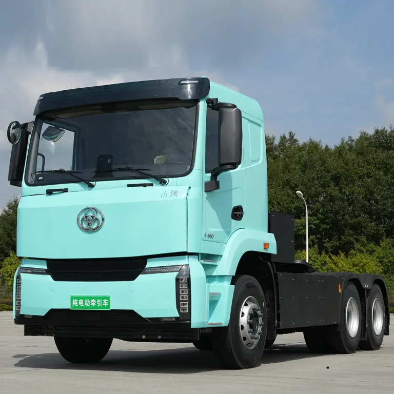 High Horsepower 6×4 Pure Electric Tractor Trailer Heavy-duty Truck China export product for overseas buyers