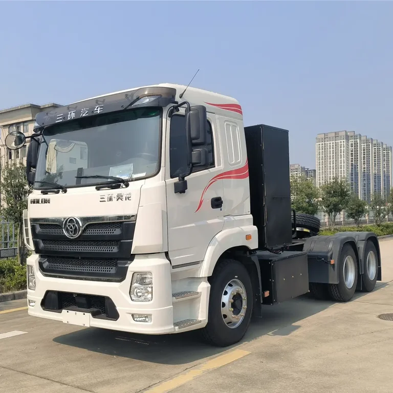 6×4 Pure Electric Tractor Truck Heavy-duty Truck China export product for overseas buyers