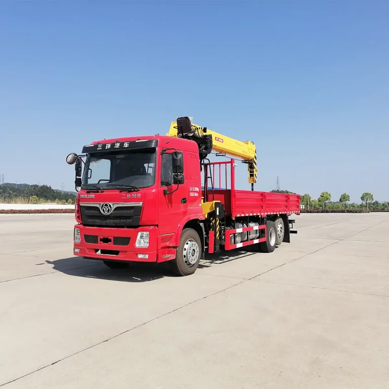 Tri-Ring 6×2 Diesel Truck Crane Heavy-duty Truck China export product for overseas buyers
