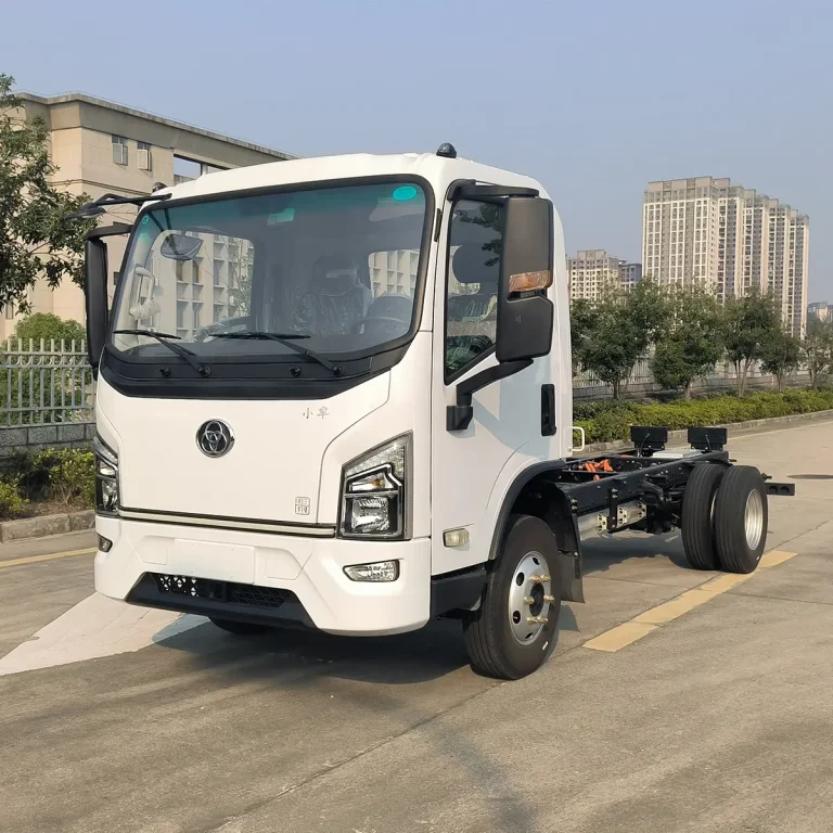 4×2 Pure Electric Light Van Cargo Truck High-end New Energy Trucks China export product for overseas buyers