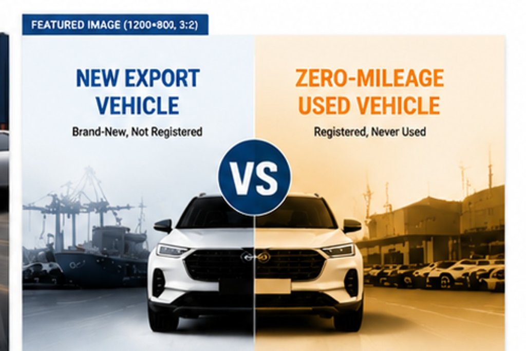 New Car vs Zero-Mileage Used Car from China Buyer Guide